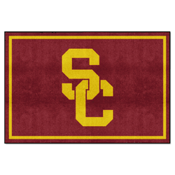 USC Trojans 5ft. x 8 ft. Plush Area Rug