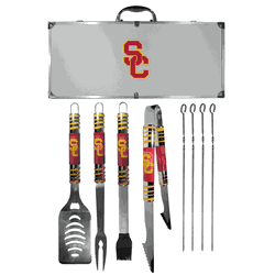 USC Trojans 8 pc Tailgater BBQ Set