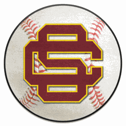 USC Trojans Baseball Rug - 27in. Diameter