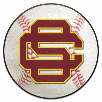 USC Trojans Baseball Rug - 27in. Diameter