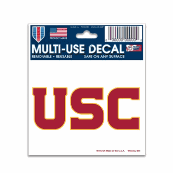 USC Trojans Decal 3x4 Multi Use Color