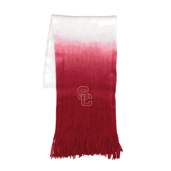 USC Trojans Dip Dye Scarf Dark Red