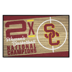 USC Trojans Dynasty Starter Mat Accent Rug Women's Basketball - 19in. x 30in.