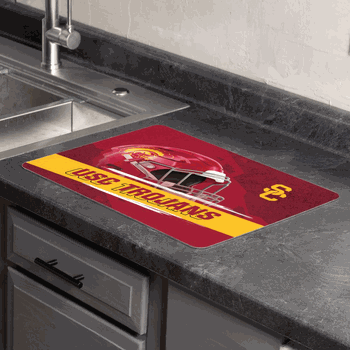 USC Trojans NCAA Concrete Dish Drying Pad 15x20 inches