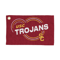 USC Trojans NCAA Droplets Waffle Fan Towel 16x25 inches
