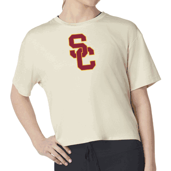USC Trojans NCAA Kadi Turnout Tee Bone XS
