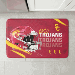USC Trojans NCAA Painted Embossed Floor Mat 18x30 inches
