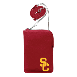 USC Trojans Pebble Smart Purse Dark Red