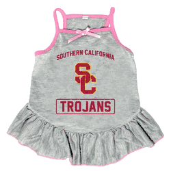 USC Trojans Pet Dress Grey Type XSmall