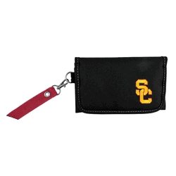 USC Trojans Ribbon Organizer Wallet Dark Red