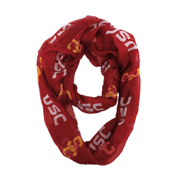 USC Trojans Sheer Infinity Scarf