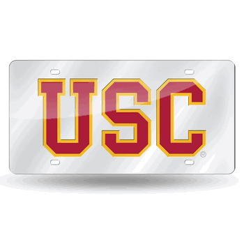 USC Trojans Silver Laser Tag