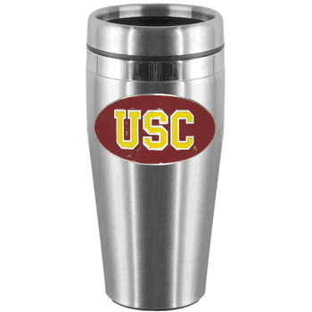 USC Trojans Steel Travel Mug