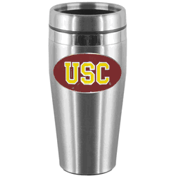 USC Trojans Steel Travel Mug