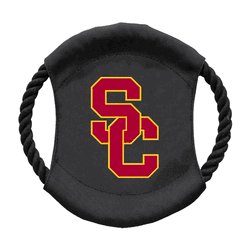 USC Trojans Team Flying Disc Pet Toy