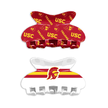 USC Trojans Team Hair Claw Set