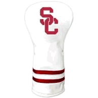 USC Trojans Vintage Driver Headcover (White)