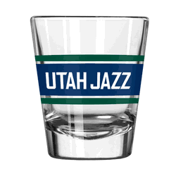 Utah Jazz 2oz Stripe Shot Glass