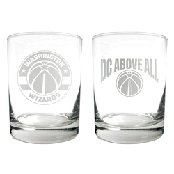 Utah Jazz 2pc Rocks Glass Set