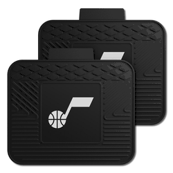 Utah Jazz Jazz Back Seat Car Utility Mats - 2 Piece Set