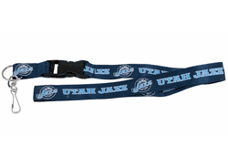 Utah Jazz Lanyard - Breakaway with Key Ring