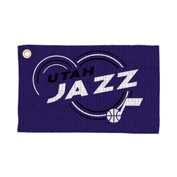Utah Jazz NBA Droplets Waffle Fan Towel 16x25 inches