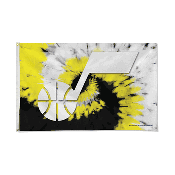 Utah Jazz Tie Dye Design Banner Flag (3X5)