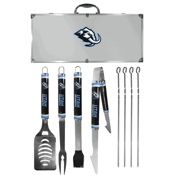 Utah Mammoth 8 pc Logo BBQ Set