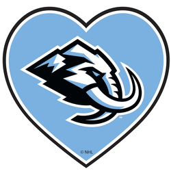 Utah Mammoth Heart Decal