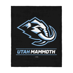 Utah Mammoth NHL New Deal Silk Touch Throw Blanket 50x60 inches