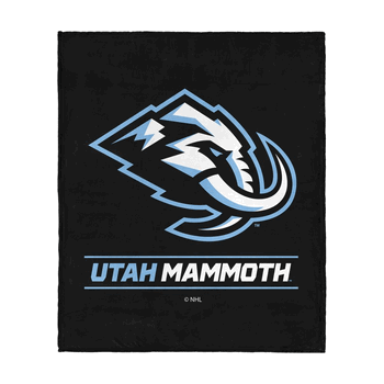 Utah Mammoth NHL New Deal Silk Touch Throw Blanket 50x60 inches
