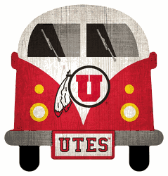 Utah Utes 12" Team Bus Sign