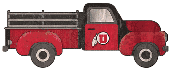Utah Utes 15in Truck cutout