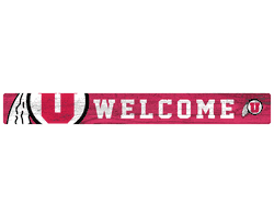 Utah Utes 16in. Welcome Strip