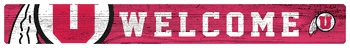 Utah Utes 16in. Welcome Strip