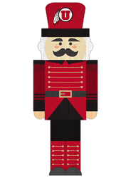 Utah Utes 31" Nutcracker Leaner