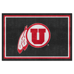 Utah Utes 5ft. x 8 ft. Plush Area Rug