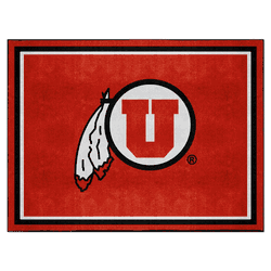Utah Utes 8ft. x 10 ft. Plush Area Rug