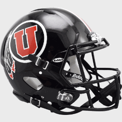 Utah Utes Authentic Speed Full Size Authentic Football Helmet Black