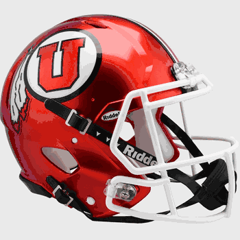 Utah Utes  Authentic Speed Full Size Football Helmet Radiant Red