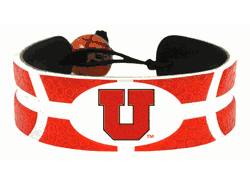 Utah Utes Bracelet Team Color Basketball CO
