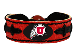 Utah Utes Bracelet Team Color Football CO