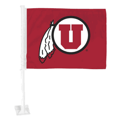 Utah Utes Car Flag Large 1pc 11" x 14"