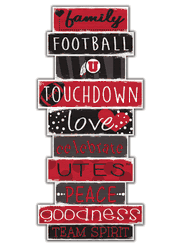 Utah Utes Celebrations Stack 24" Sign
