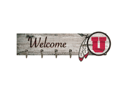 Utah Utes Coat Hanger 6x24