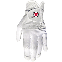 Utah Utes Cool mesh with cabretta leather - one size - mens left