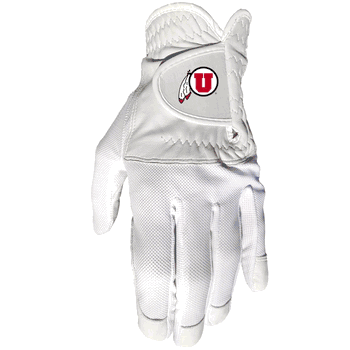 Utah Utes Cool mesh with cabretta leather - one size - mens left
