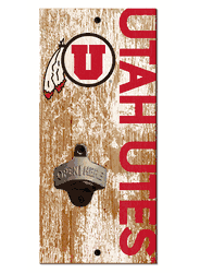 Utah Utes Distressed Bottle Opener