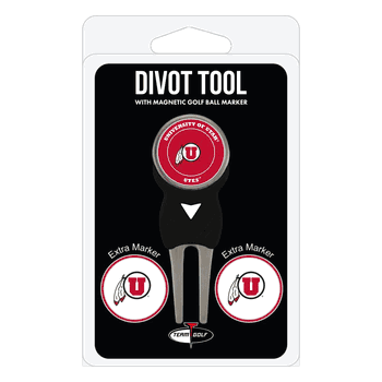 Utah Utes Divot Tool Pack - Signature tool w/ 3 markers