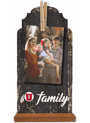 Utah Utes Family Clothespin 6x12